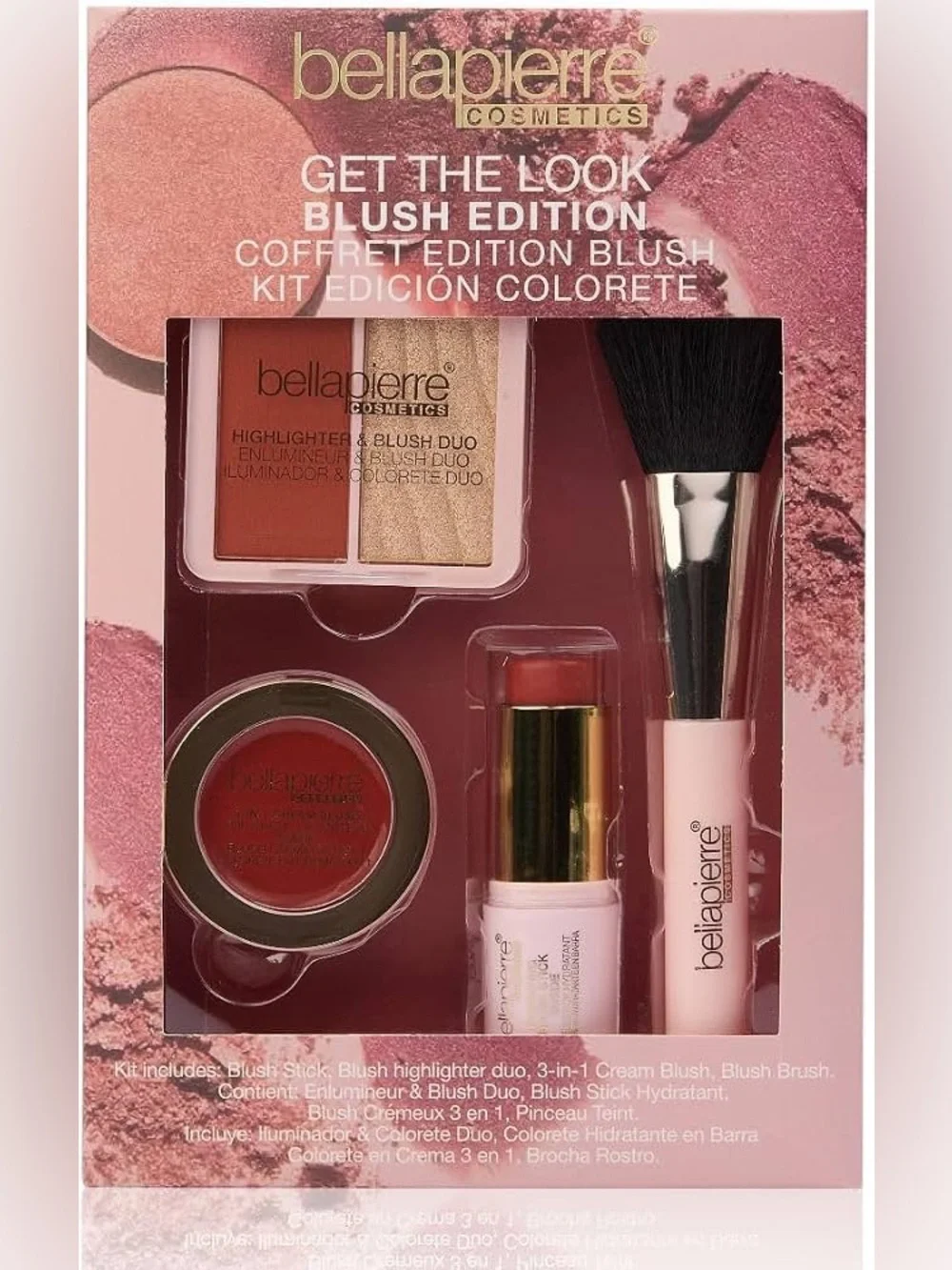 Bellapierre Get the Look Blush Edition Kit | 4-Piece Makeup Blush Set  | New